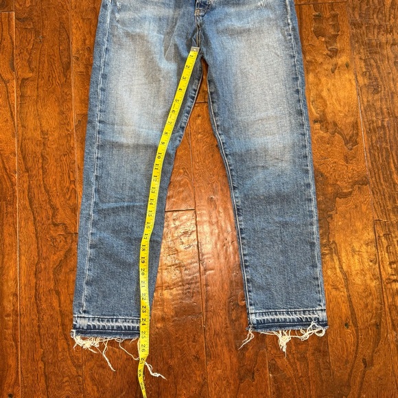 AO.LA Alice & Olivia Amazing Highrise Girlfriend Slim Cropped Jeans 27 - Picture 9 of 14